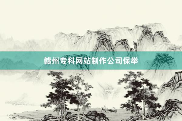 赣州专科网站制作公司保举
